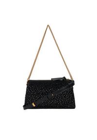 Pinko - PINKO Torebka Double Mini Pelle Ai 25-26 PLTT 105359 A2WF Czarny. Kolor: czarny. Materiał: skórzane #5