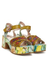 Laura Vita Sandały Paulao 09 Kolorowy. Materiał: skóra. Wzór: kolorowy #2