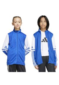 Adidas Sport Sq25 Tr Jkt Bluza Y Dzieci. Kolor: biały, wielokolorowy, niebieski