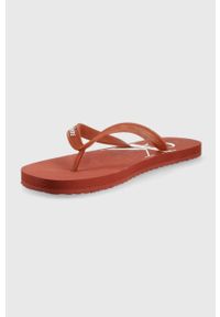 Calvin Klein Jeans japonki Beach Sandal Monogram YM0YM00055.XLN męskie kolor czerwony. Kolor: czerwony. Materiał: materiał, guma. Wzór: gładki. Obcas: na obcasie. Wysokość obcasa: niski #5
