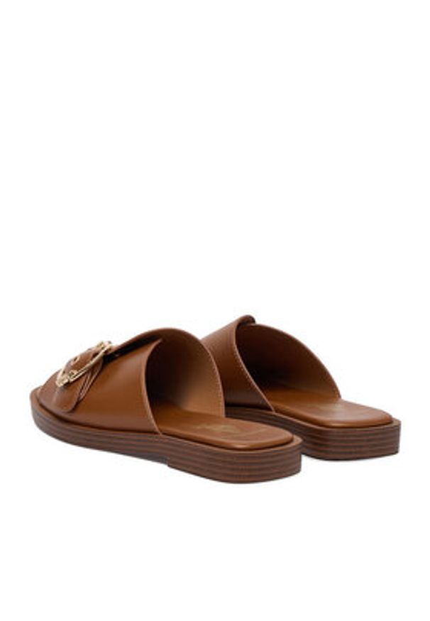 U.S. Polo Assn. Klapki EO-MARINA002W/6Y1 Brązowy. Kolor: brązowy. Materiał: materiał