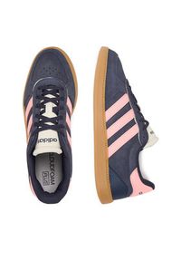 Adidas - adidas Sneakersy BREAKNET SLEEK IH5467 Czarny. Kolor: czarny. Materiał: zamsz, skóra #5