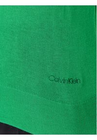 Calvin Klein Sweter LV044A307G Zielony Regular Fit. Kolor: zielony. Materiał: wiskoza #3