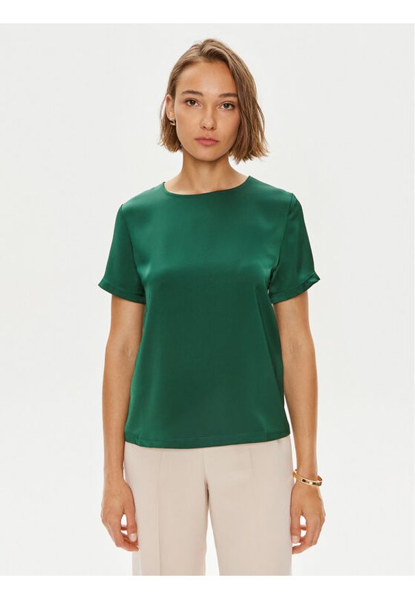 Weekend Max Mara Bluzka Gilbert 2425946051 Zielony Regular Fit. Kolor: zielony. Materiał: syntetyk