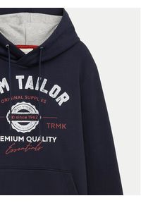 Tom Tailor Bluza 1043292 Granatowy Regular Fit. Kolor: niebieski. Materiał: syntetyk, bawełna #7