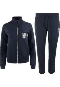 ZUMBA WEAR - Zestaw Damski ATHL. Silvy Nocny Niebieski 2XL - Stylowy i Oddychający. Kolor: niebieski. Materiał: dresówka, bawełna. Sport: turystyka piesza
