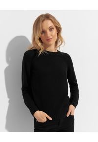 HEMISPHERE - Czary sweter z kaszmirem. Kolor: czarny. Materiał: kaszmir