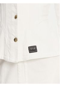 Versace Jeans Couture Kurtka jeansowa 78HAS457 Biały Slim Fit. Kolor: biały. Materiał: bawełna #5