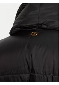 TwinSet - TWINSET Kurtka puchowa 252TT2050 Czarny Regular Fit. Kolor: czarny. Materiał: syntetyk