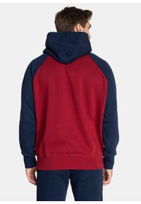 Bluza męska Champion Collegiate Logo Organic Cotton Blend Hoodie (216571-RS506). Kolor: czerwony. Materiał: materiał. Styl: elegancki, sportowy #4