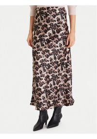 Morgan Spódnica maxi 252-JLEOL.F Brązowy Slim Fit. Kolor: brązowy. Materiał: syntetyk #1