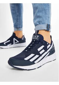 EA7 Emporio Armani Sneakersy X8X033 XCC52 D813 Granatowy. Kolor: niebieski. Materiał: materiał #3