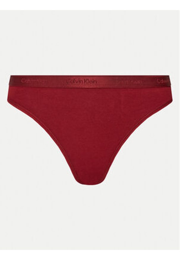 Calvin Klein Underwear Komplet fig Bikini 3pk 000QD5243E Kolorowy. Materiał: bawełna. Wzór: kolorowy