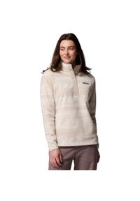 columbia - Polar turystyczny damski Benton Springs Full Zip Fleece. Kolor: beżowy. Materiał: poliester