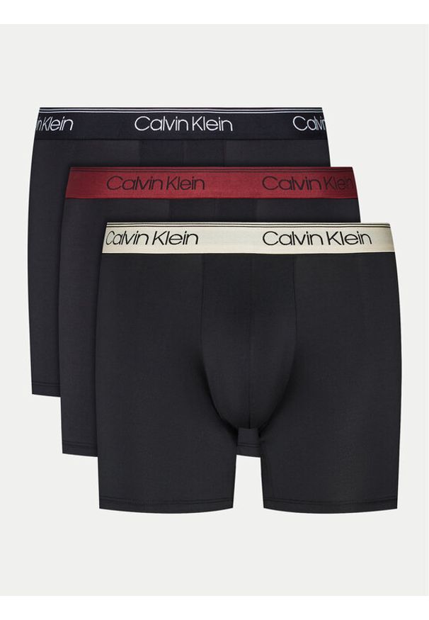 Calvin Klein Underwear Komplet 3 par bokserek 000NB2570A Czarny. Kolor: czarny. Materiał: syntetyk