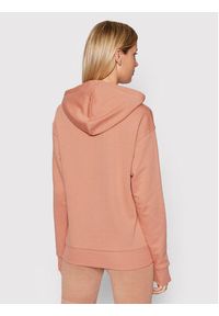 Reebok Bluza Identity Logo HB2293 Różowy Oversize. Kolor: różowy. Materiał: bawełna