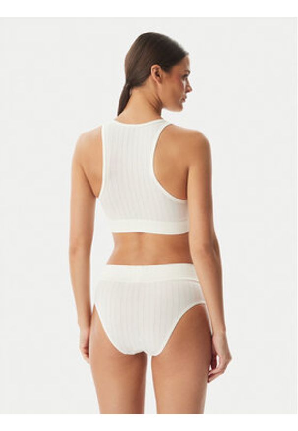 Calvin Klein Underwear Top LV00QF8707 Kremowy. Kolor: kremowy. Materiał: bawełna