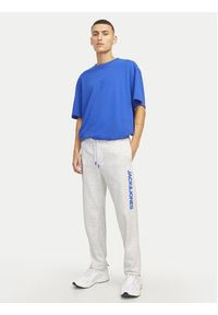 Jack & Jones - Jack&Jones Spodnie dresowe Gordon 12258477 Szary Regular Fit. Kolor: szary. Materiał: bawełna