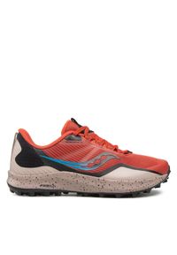 Saucony Buty Peregrine 12 S20737-31 Czerwony. Kolor: czerwony. Materiał: materiał