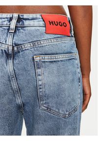 Hugo Jeansy 50519919 Niebieski Mom Fit. Kolor: niebieski #3