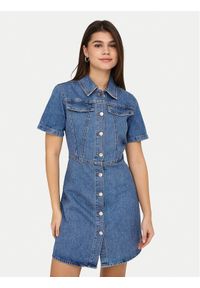 only - ONLY Sukienka jeansowa Malia 15355044 Niebieski Regular Fit. Kolor: niebieski. Materiał: bawełna #1