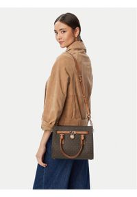 MICHAEL Michael Kors Torebka Hamilton Moderne 30T6GNXS1B Brązowy ciemny. Kolor: brązowy. Materiał: skórzane #1