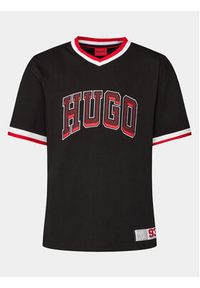 Hugo T-Shirt Duava 50510173 Czarny Relaxed Fit. Kolor: czarny. Materiał: bawełna #4