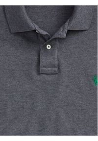 Polo Ralph Lauren Polo 710782592002 Szary Slim Fit. Typ kołnierza: polo. Kolor: szary. Materiał: bawełna #4
