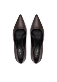 Calvin Klein Szpilki Ess Stiletto 90 HW0HW02608 Brązowy. Kolor: brązowy. Materiał: skóra. Obcas: na szpilce #3