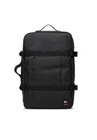 Tommy Jeans Plecak Tjm Daily + Hand Luggage Backp. AM0AM12404 Czarny. Kolor: czarny. Materiał: skóra