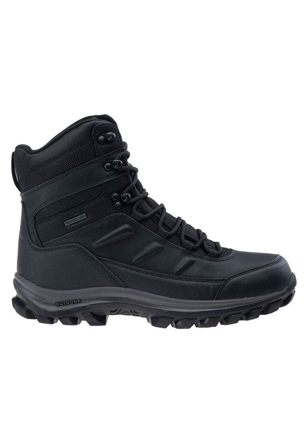 Buty trekkingowe zimowe męskie Elbrus Spike Mid Wp - czarne, Rozmiar buta 42. Kolor: czarny. Sezon: zima
