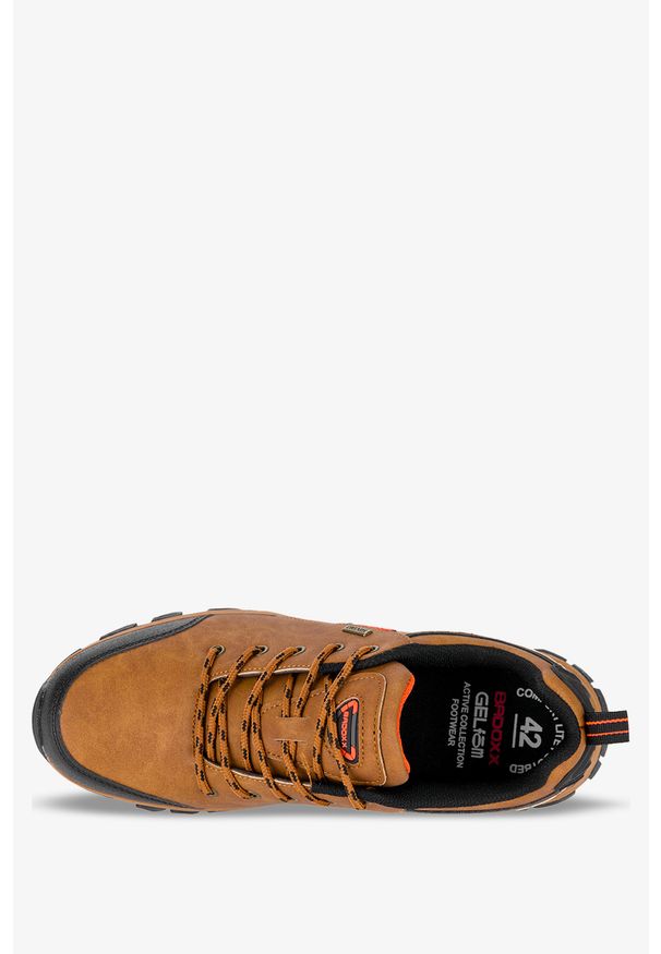 Badoxx - Camelowe buty trekkingowe sznurowane badoxx mxc8387-b. Kolor: brązowy