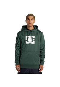 Bluza z kapturem DC Shoes SNOWSTAR - TECHNICAL FLEECE, Mężczyźni. Typ kołnierza: kaptur. Kolor: zielony. Materiał: materiał, poliester