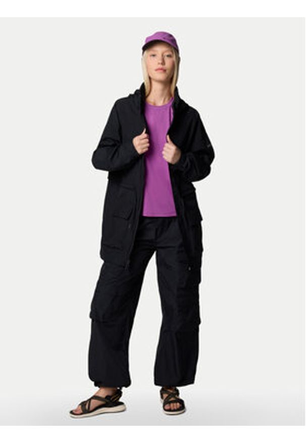 columbia - Columbia Spodnie outdoor Elevated View™ Parachute Pant 2118851 Czarny Relaxed Fit. Kolor: czarny. Materiał: syntetyk. Sport: outdoor