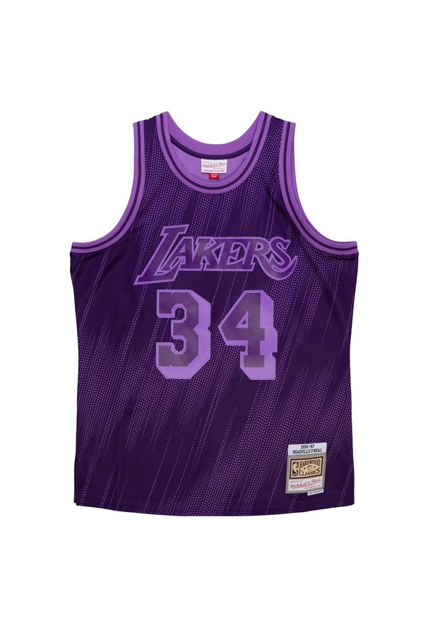 Mitchell & Ness - Koszulka NBA Los Angeles Lakers Shaquille O’Neal Monochrome Swingman. Kolor: fioletowy. Sport: koszykówka