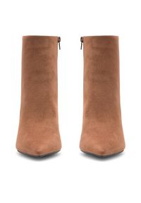 Nine West Botki SATI 13196A Brązowy. Kolor: brązowy. Materiał: materiał #7