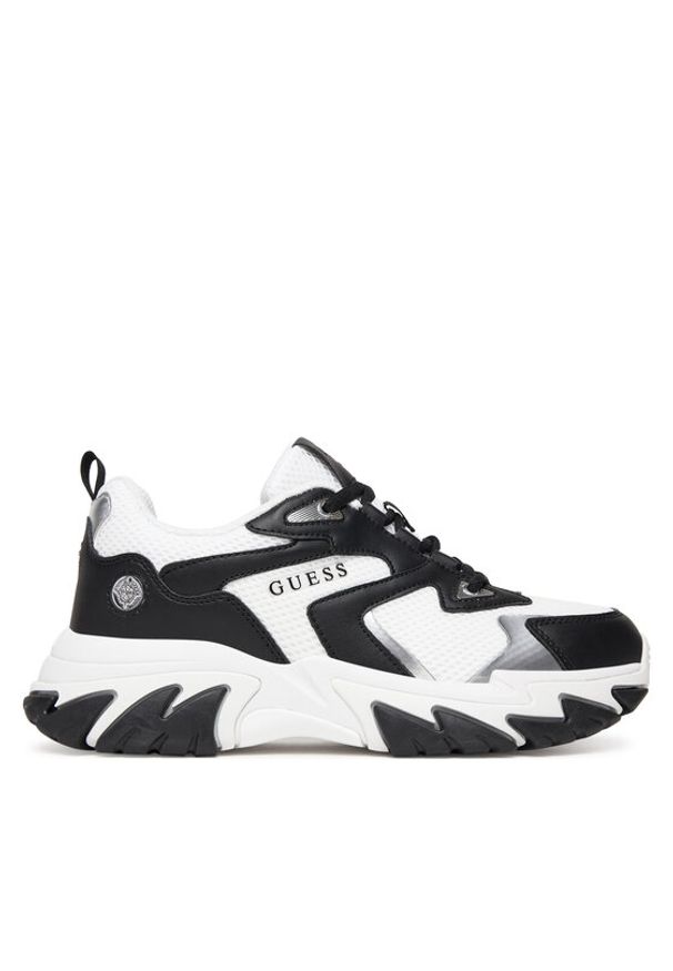 Guess Sneakersy FLPNTS ELE12 Biały. Kolor: biały. Materiał: materiał