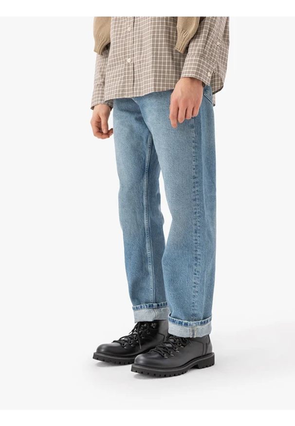 Ryłko - Czarne ocieplane trzewiki ze skóry licowej. Okazja: na co dzień. Wysokość cholewki: za kostkę. Kolor: czarny. Materiał: skóra. Styl: casual, elegancki, street