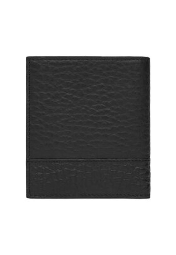 Guess Portfel SMBAGR LEA18 Czarny. Kolor: czarny. Materiał: skóra