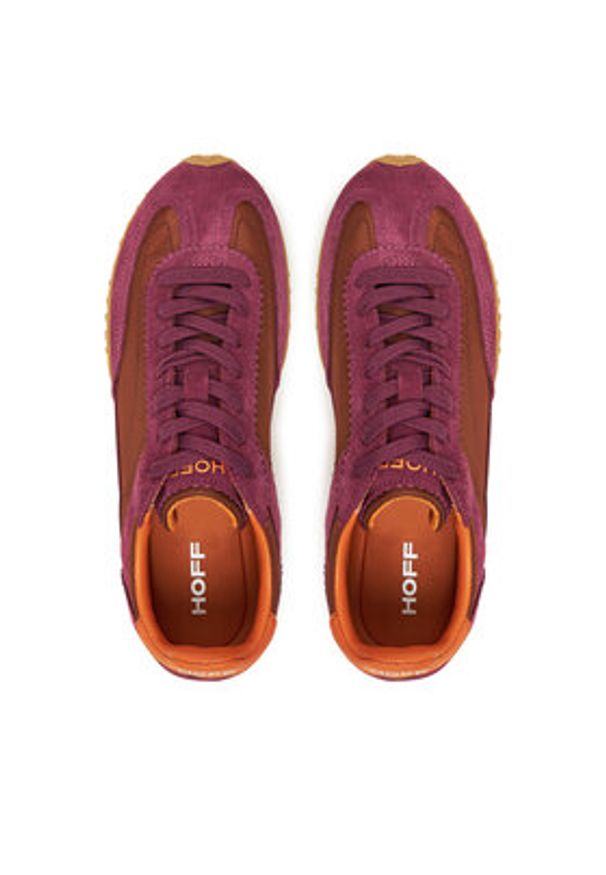 HOFF Sneakersy Bridge Mkii 22559003 Bordowy. Kolor: czerwony. Materiał: zamsz, skóra