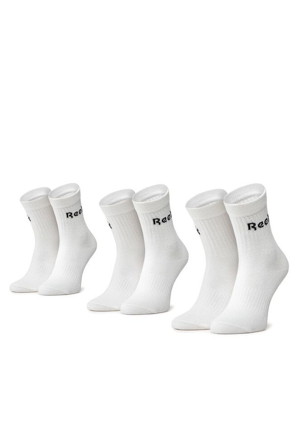 Skarpety długie Reebok. Kolor: biały