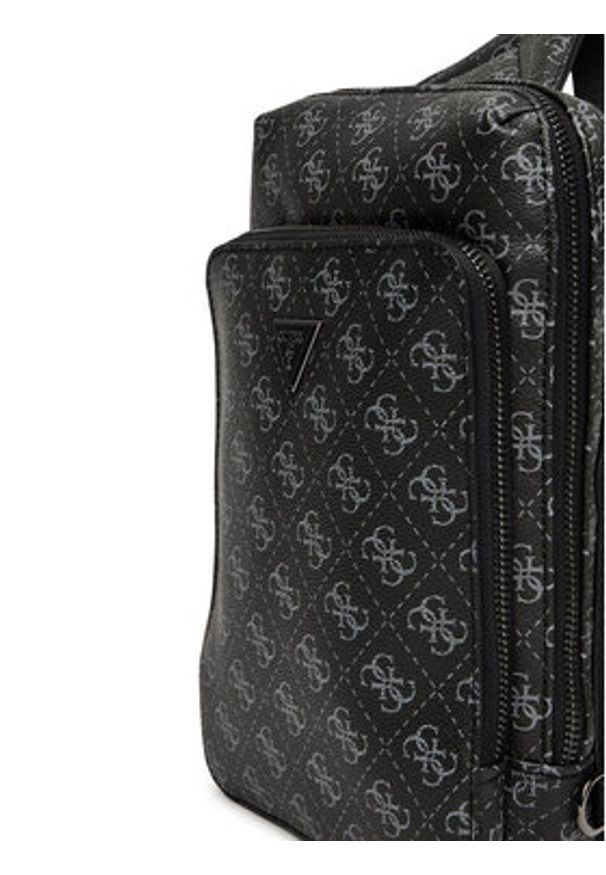 Guess Saszetka Milano HMMILO P5226 Czarny. Kolor: czarny. Materiał: skóra