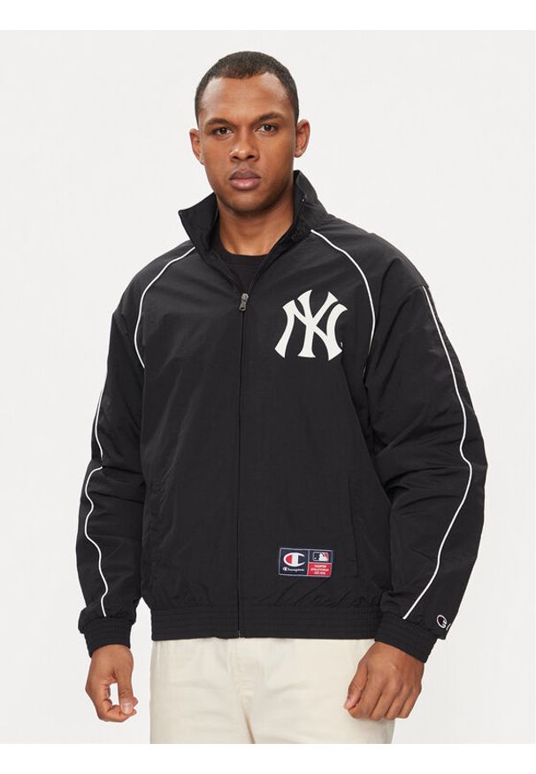 Champion Bluza 219886 Czarny Custom Fit. Kolor: czarny. Materiał: syntetyk