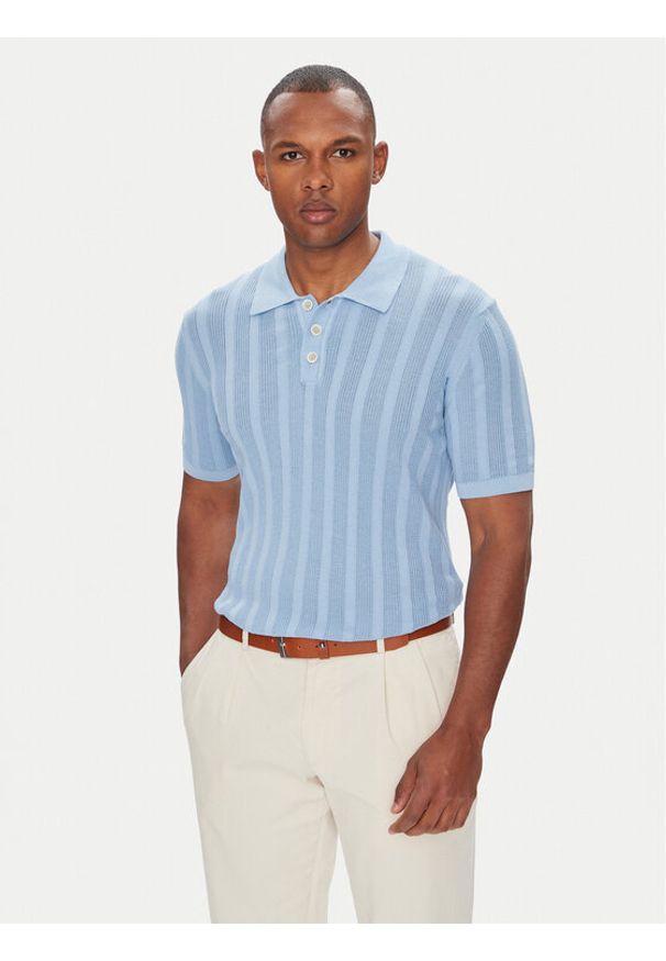 Baldessarini Polo B4 50024.5232 Zielony Slim Fit. Typ kołnierza: polo. Kolor: zielony. Materiał: bawełna