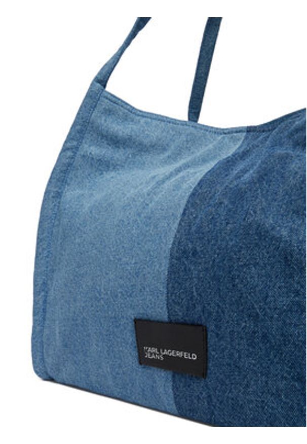Karl Lagerfeld Jeans Torebka B1W50007 Niebieski. Kolor: niebieski