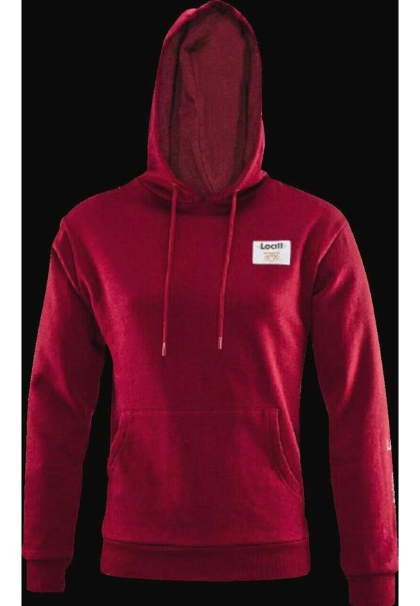 Bluza z kapturem LEATT Hoodie Core. Typ kołnierza: kaptur. Kolor: czerwony