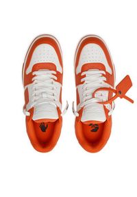 OFF-WHITE - Off-White Sneakersy OMIA189S22LEA0010120 Pomarańczowy. Kolor: pomarańczowy. Materiał: skóra