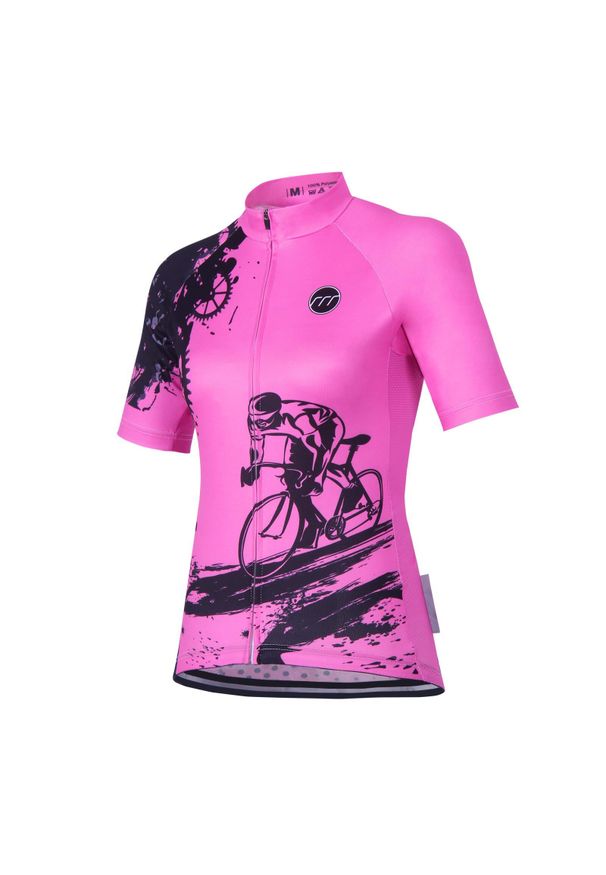 MADANI - Koszulka rowerowa damska madani. Kolor: różowy. Sport: kolarstwo