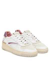D.A.T.E. Sneakersy Hill Low W421-TP-CA Biały. Kolor: biały. Materiał: skóra