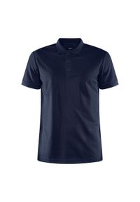 Koszulka treningowa męska Craft Core Unify. Typ kołnierza: polo. Kolor: niebieski #1